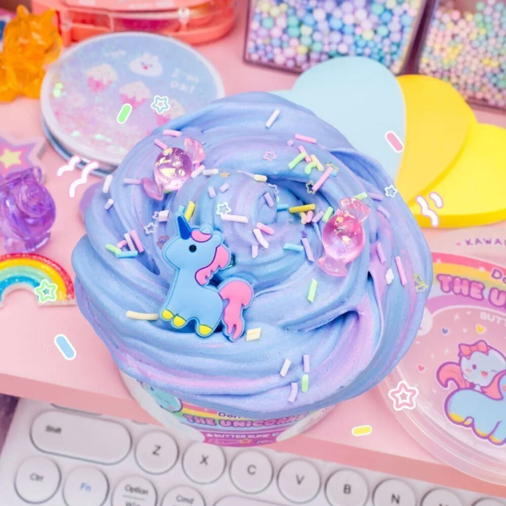 Don't Feed the Unicorns Butter Slime